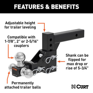Curt 45799 Trailer Hitch Ball Mount||45799_3008x1990_Fa.Jpg||87||c9345799||1775904