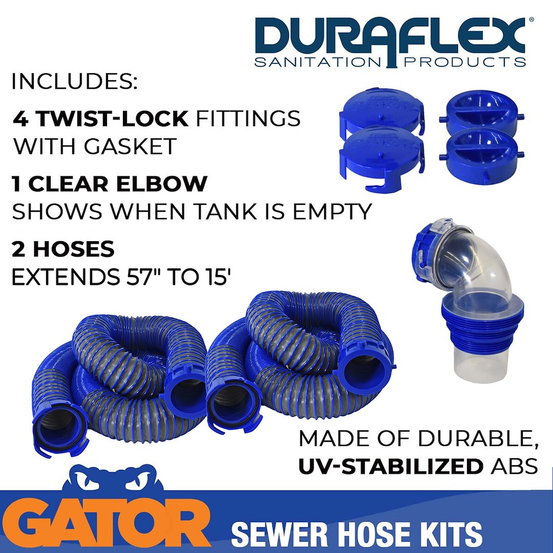 Product of Duraflex 22008 30 Feet Gray Sewer Hose Yes 