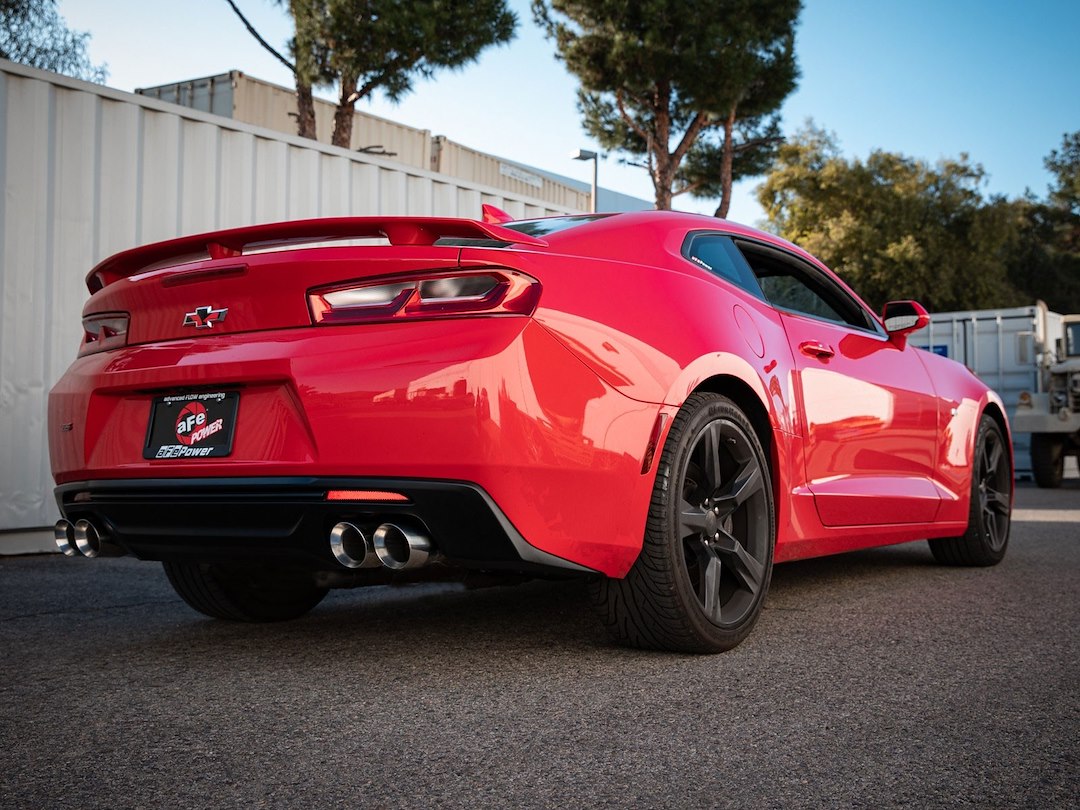 Product of Advanced FLOW Engineering 49-44119NM-P Mach Force XP Axle Back System Dual Exhaust System Kit 