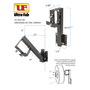 Ultra-Fab Products 15-954730 Spare Tire Carrier||15-954730_2.Png||87||u2915954730||1004831