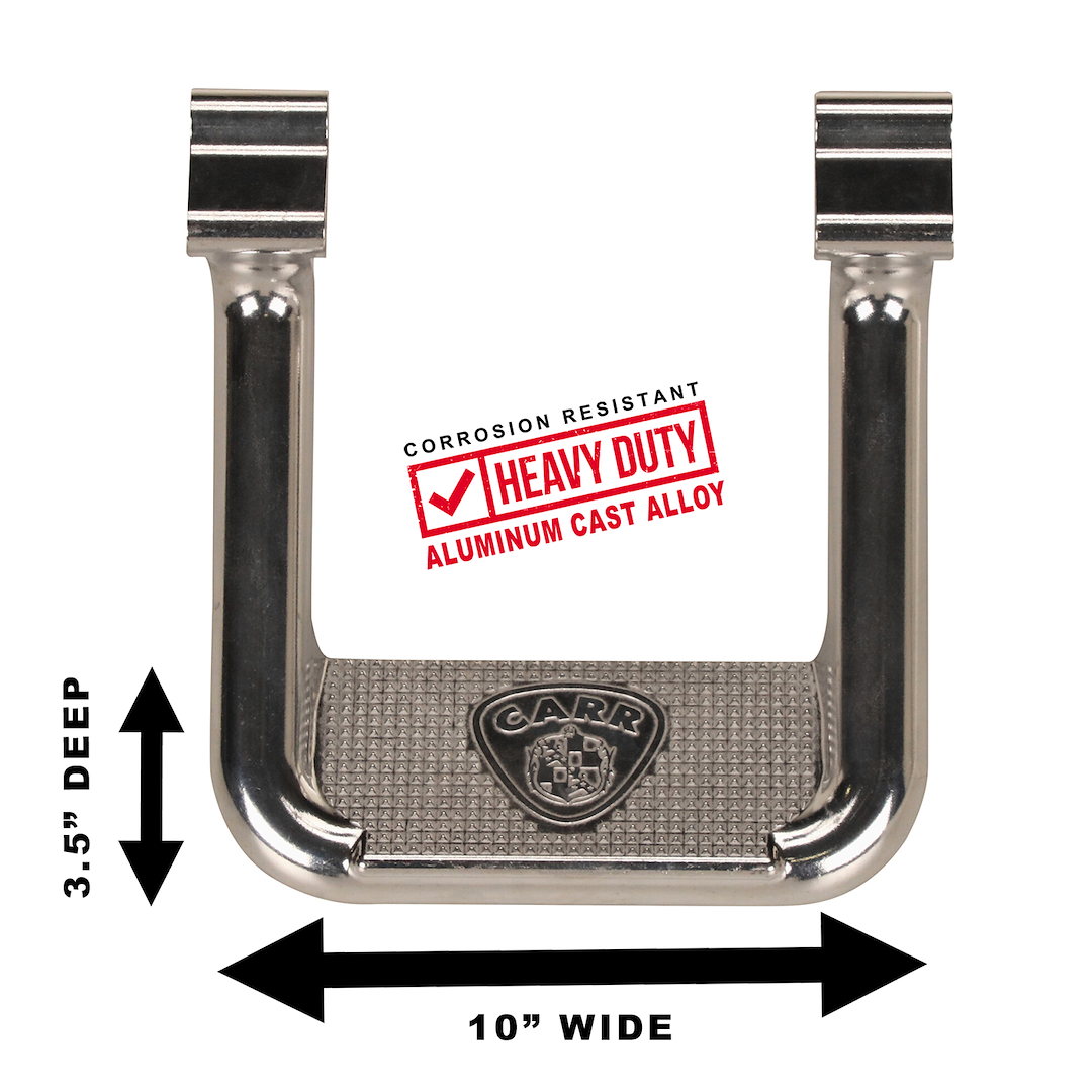 Product of Carr 102522 Polished Aluminum Truck Step
