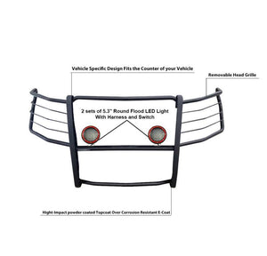 Black Horse Offroad 17fp32ma-Plfr Grille Guard||17fp32ma-Plfr_11.Jpeg||95||blk17fp32mafr||2237459