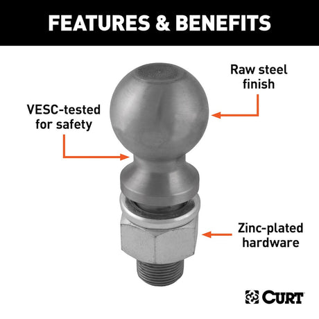Product of Curt 40085 Trailer Hitch Ball