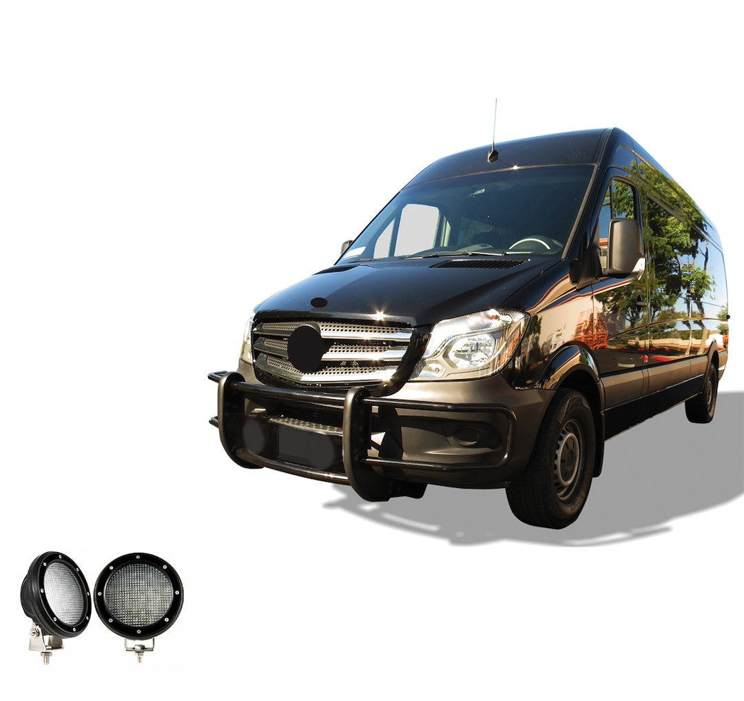 Product of Black Horse Offroad 17D501MA-PLFB Grille Guard  