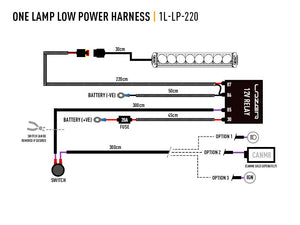 Product of Triple-R Light 1l-Lp-220 Light Bar Wiring Harness