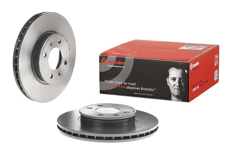 Product of Brembo 09A44511C02 Vented 1 Piece Brake Rotor 