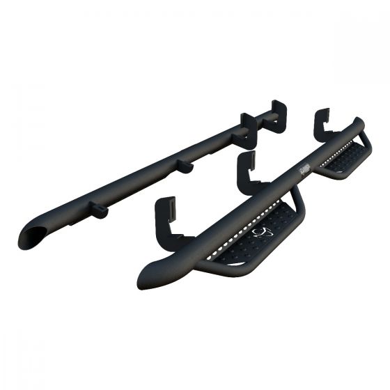 Product of Ranch Hand MRSC071C1B4S Midnight Series Nerf Bar With Drop Down Steps 