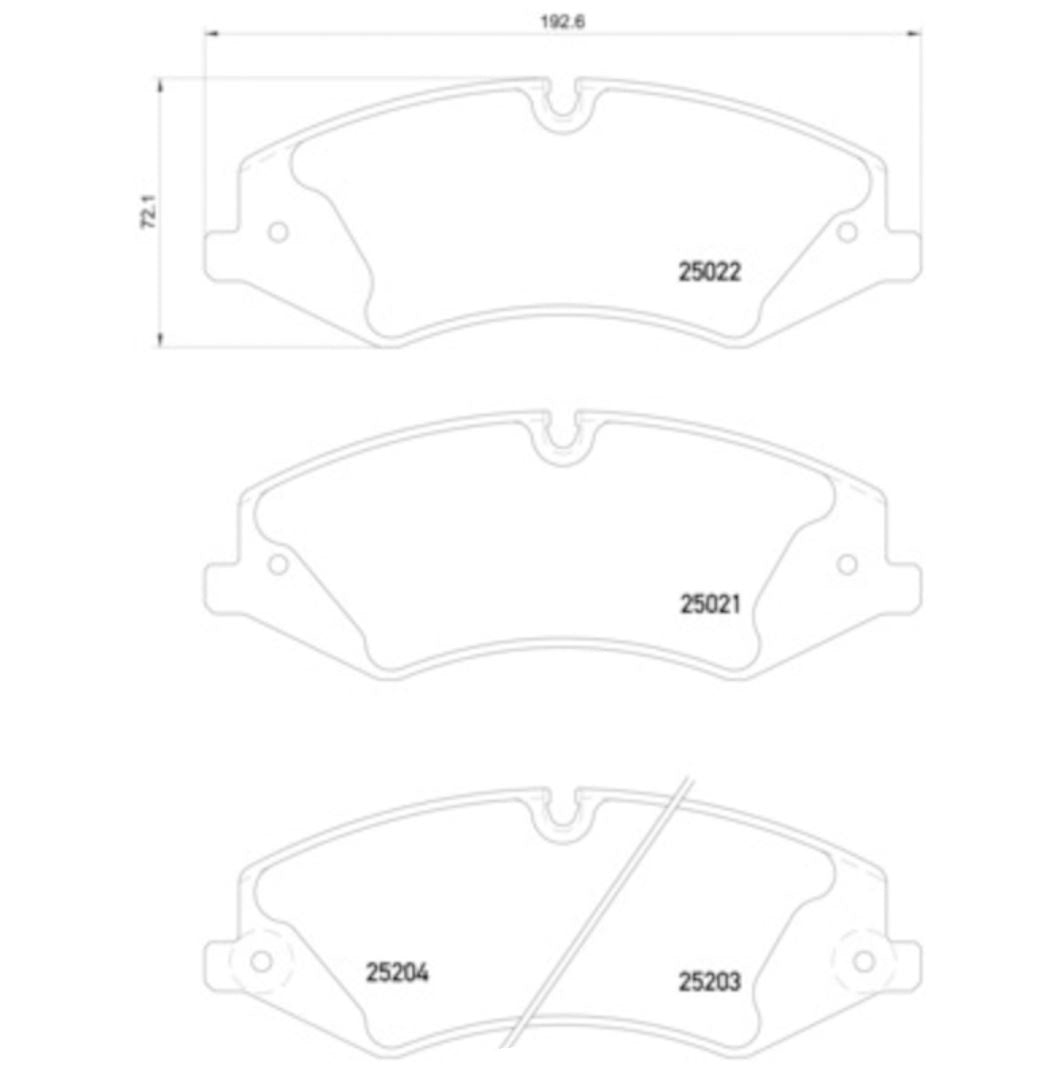 Product of Hella 355015551 Brake Pad - 
