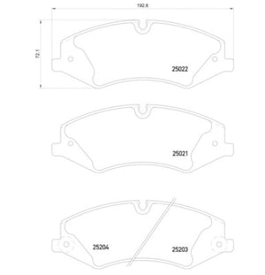 Product of Hella 355015551 Brake Pad - 