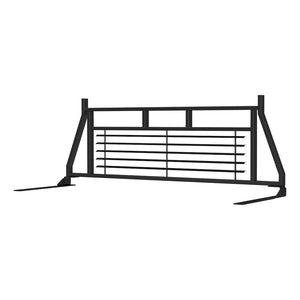 Product of Aries 111000 Bolt-On Black Semi Gloss Powder Coated Louvered Headache Rack 