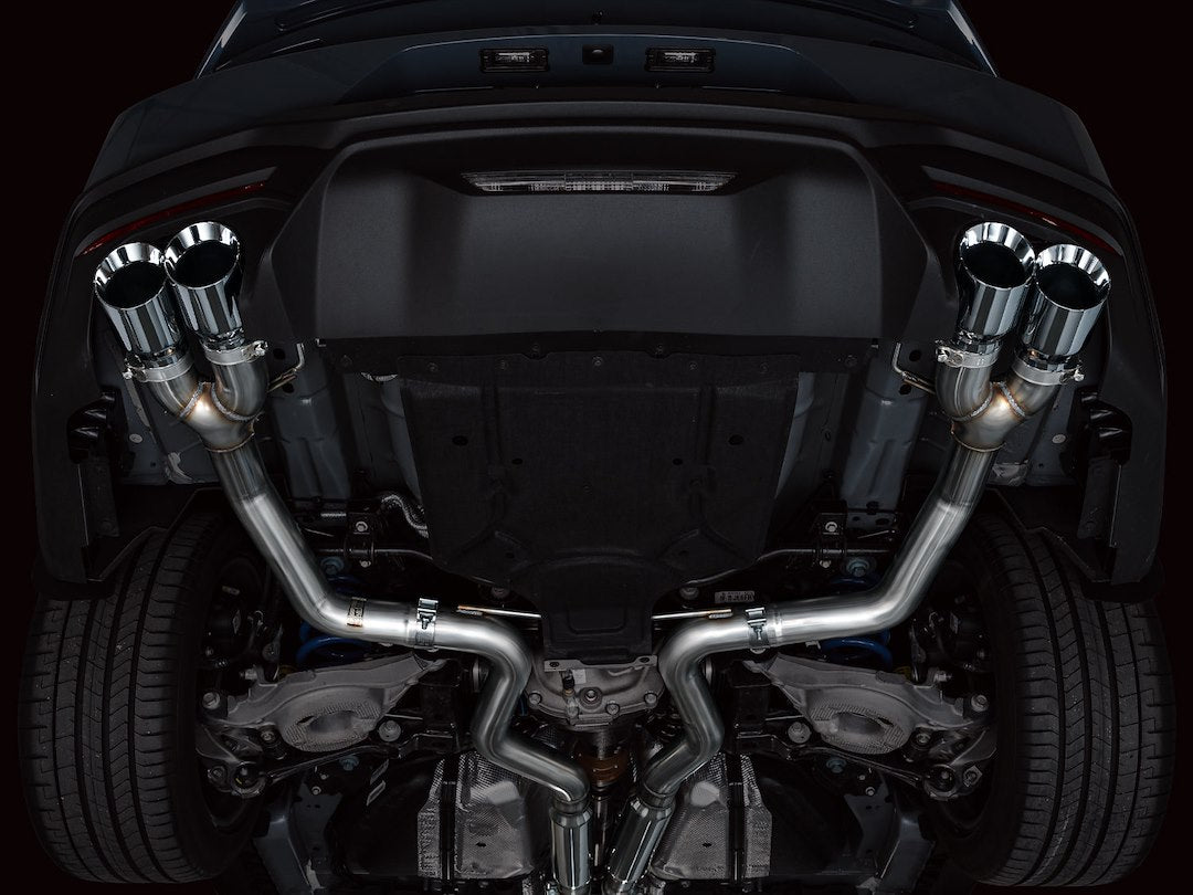 Product of AWE Tuning 3020-42650 Track Edition Cat-Back System Dual Exhaust System Kit 