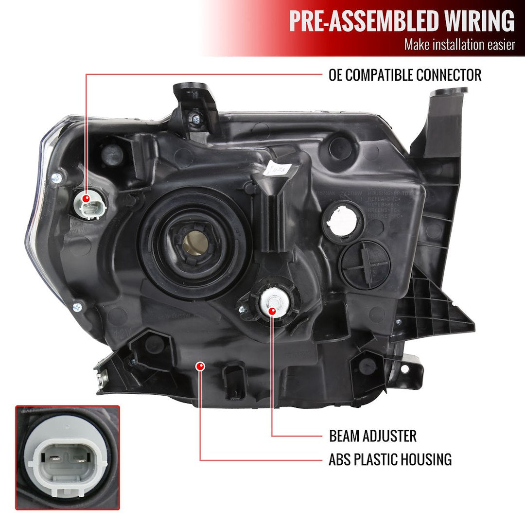 Product of Spec-D Tuning 2lh-Tun14g-G3-Go Headlight Assembly