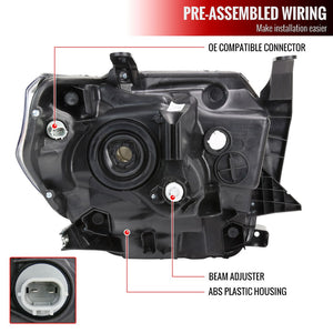 Product of Spec-D Tuning 2lh-Tun14g-G3-Go Headlight Assembly