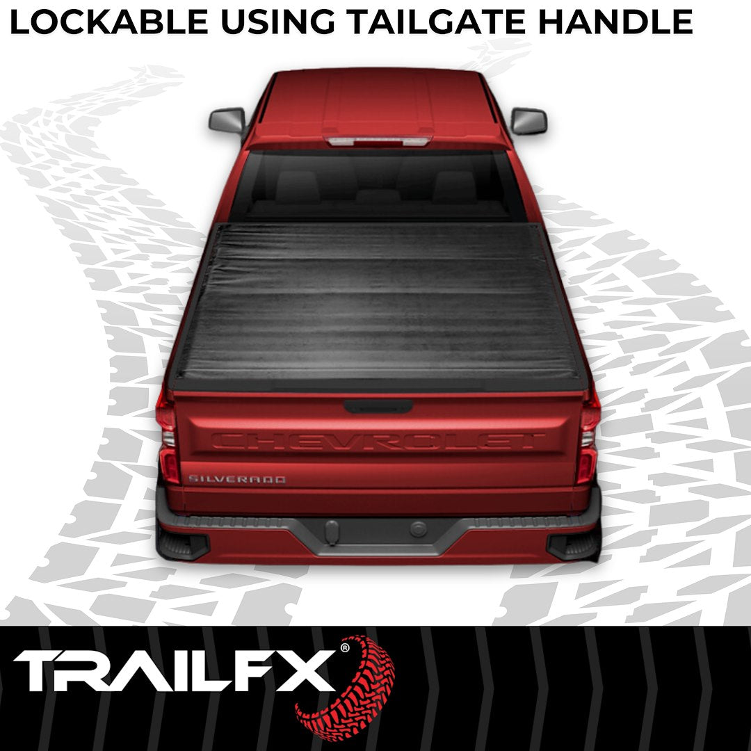 Product of TrailFX TFX Soft Rolling Soft Roll-Up TFX2202 Tonneau Cover 
