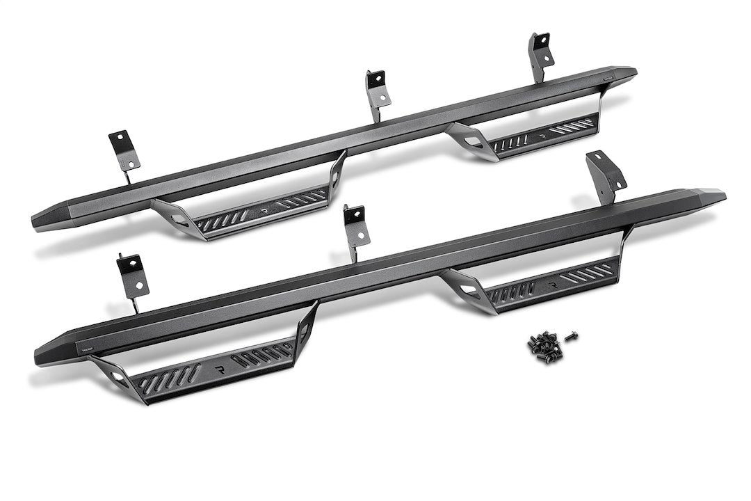Product of N-Fab PRT0784CC-TX Predator Pro Nerf Bar With Drop Down Steps 