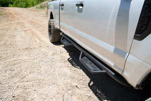 Product of N-Fab HPF17105CC-6-TX Black Textured Round Nerf Bar - Truck Wheel To Wheel 
