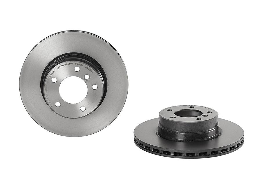 Product of Brembo 09C89411C02 Vented 1 Piece Brake Rotor 