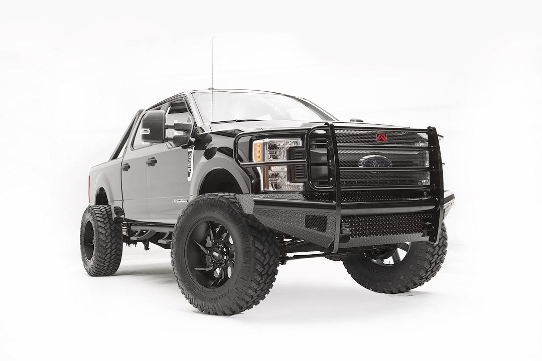 Product of Fab Fours FS17-S4160-1 Black Steel Steel Gloss Powder Coated Bumper 