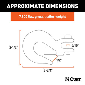 Curt 81900 Trailer Safety Chain Hook||81900_3008x1990_Ca.Jpg||86||c9381900||2241767