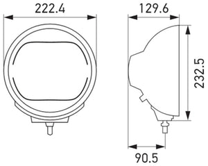 Product of Hella 016560101 Off Road Light - Led