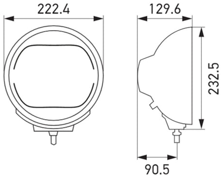 Product of Hella 016560101 Off Road Light - Led