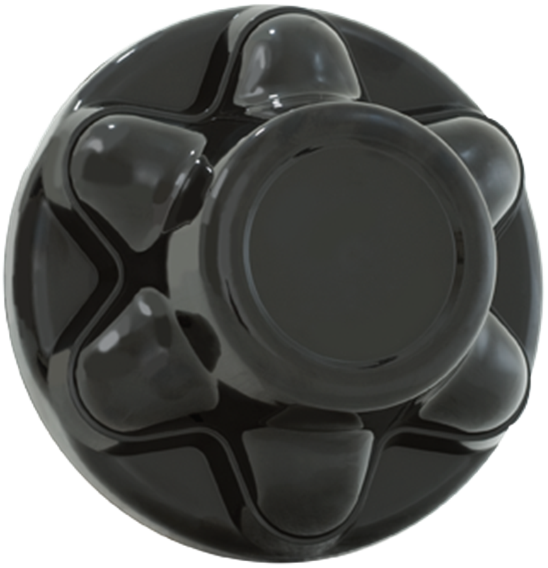 Product of Phoenix USA QT655BHN Black Wheel Center Cap 