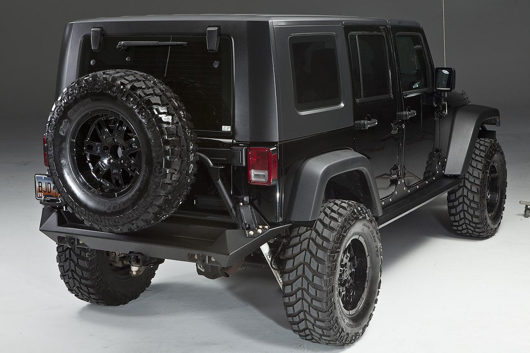 Product of Fab Fours JK07-Y1251-1 Premium Steel Matte Powder Coated Bumper 