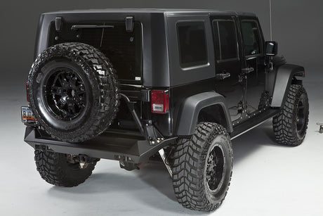 Product of Fab Fours JK07-Y1251-1 Premium Steel Matte Powder Coated Bumper 