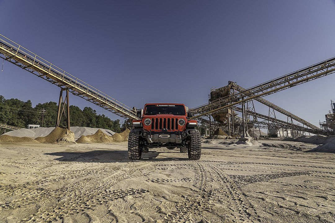Product of Rugged Ridge 11549.42 Venator Steel Powder Coated Bumper 