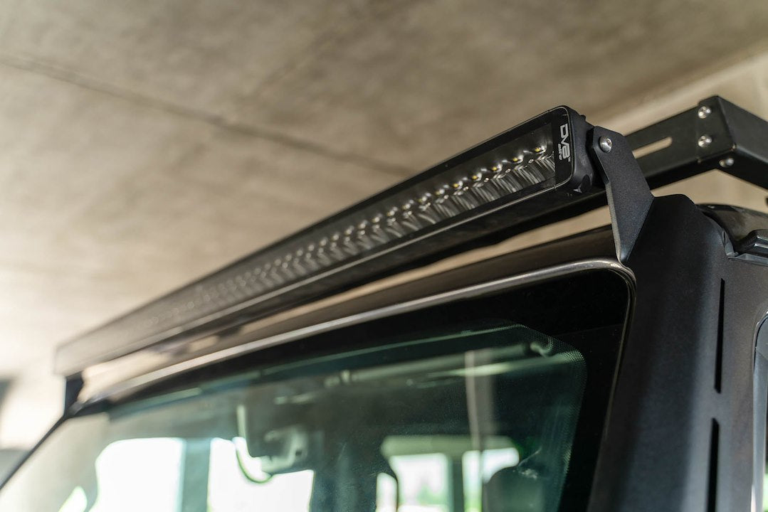 Dv8 Offroad Lbjl-10 Light Bar Mounting Kit||2018-2023-Jeep-Wrangler-Jl-_-Gladiator-Jt-Light-Bar-Mount_Installed_9.Jpg||95||dv8lbjl10||1627960