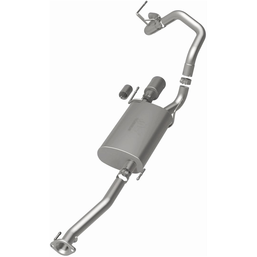Product of Magnaflow Performance 19546 Overland Series Cat-Back System Single Exhaust System Kit 