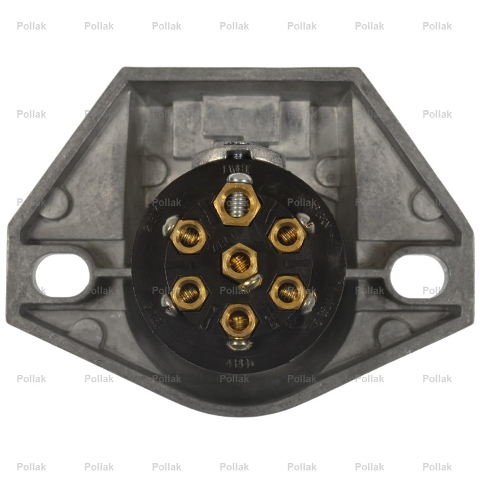 Product of Pollak 11-720 Vehicle End 7 Pin Trailer Wiring Connector 
