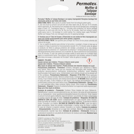 Product of Permatex 80331 Exhaust System Repair Kit