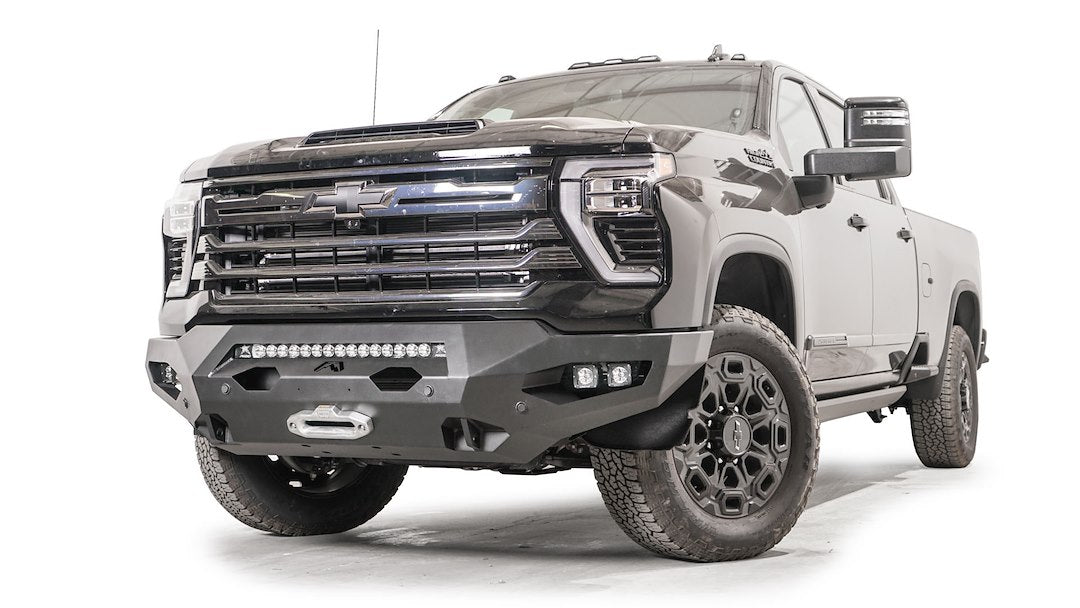 Product of Fab Fours CH24-X6151-1 Matrix Series Steel Matte Powder Coated Bumper 