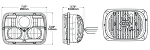 Product of J.W. Speaker 0554481 High And Low Beam Headlight Assembly - LED - Single 