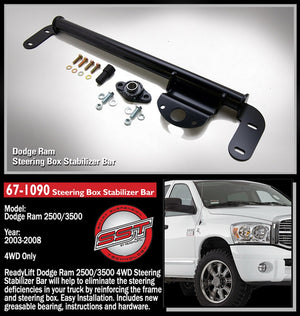 Readylift 67-1090 Steering Gear Box Brace||67-1090dodgeram250035002003-.Jpg||86||r90671090||913044