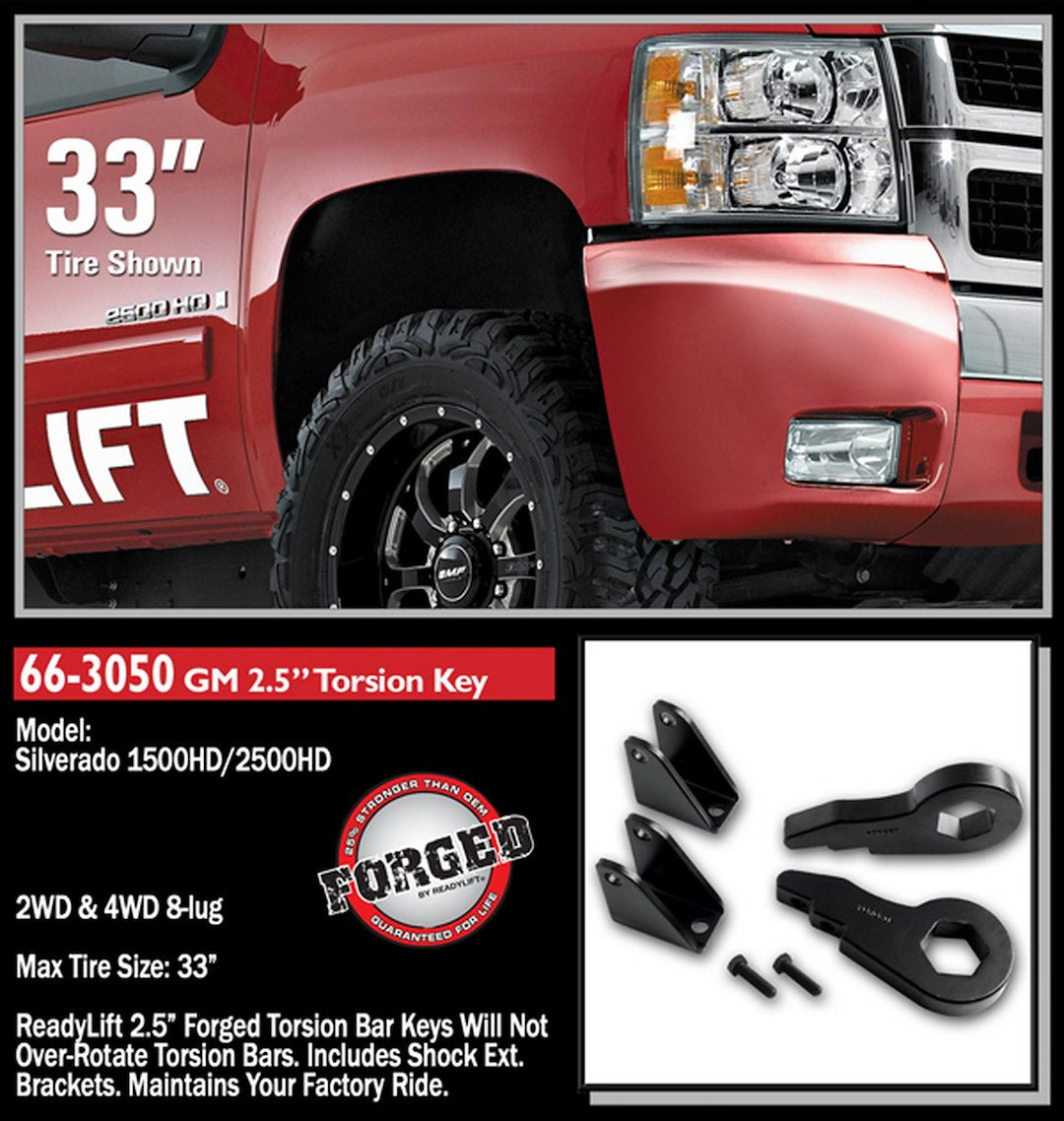 Product of ReadyLIFT 66-3050 Leveling Kit Suspension 2 To 3 Inch Lift Torsion Bar Key 