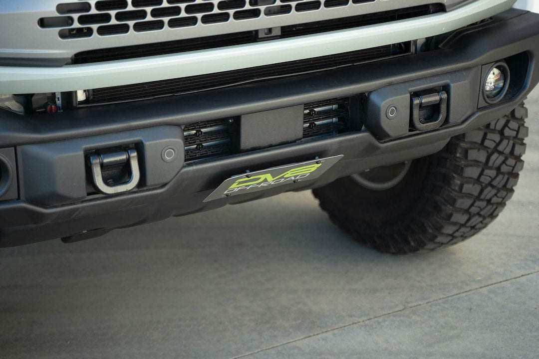 Dv8 Offroad Lpbr-05 License Plate Relocation Kit||bronco-Capable-Bumper-Slanted-Front-License-Plate-Mount_Installed_11.Jpg||95||dv8lpbr05||1628070