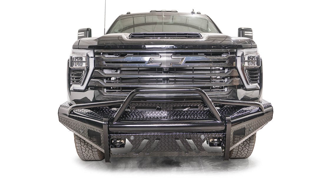 Product of Fab Fours CH24-S6162-1 Black Steel Steel Gloss Powder Coated Bumper 