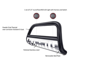 Black Horse Offroad Cbbs-Gmc3105sp-Plfr Bull Bar||cbbs-Gmc3105sp-Plfr_8.Jpeg||92||blkgmc3105lfr||1648541