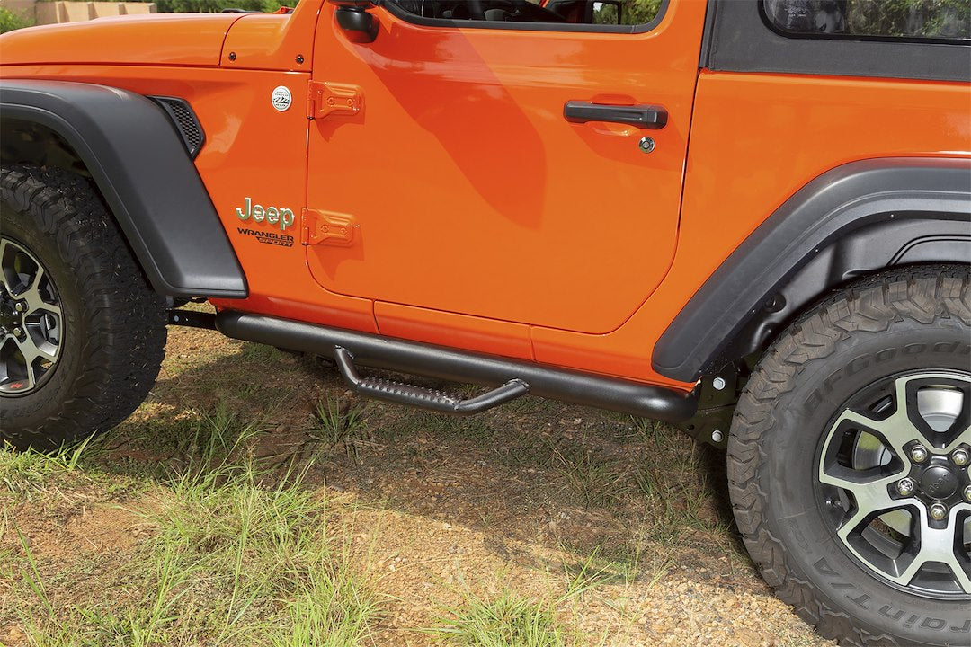 Product of Rugged Ridge 11596.03 SPARTAN™ Nerf Bar With Drop Down Steps 