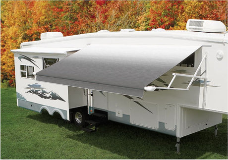 Product of Carefree RV JU156E00 Black/ Gray/ Silver RV Patio Vinyl Awning Fabric 