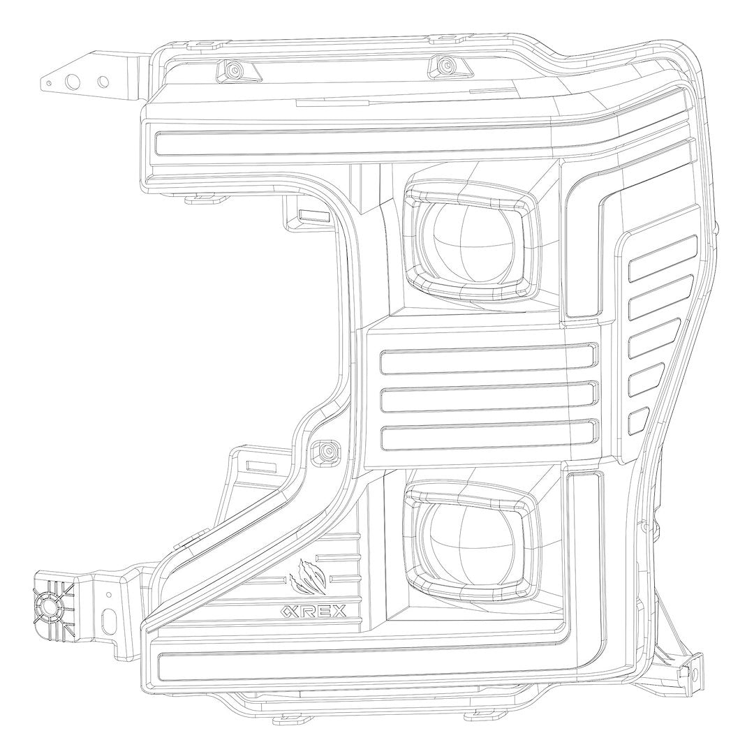 Alpharex Usa 880344 Headlight Assembly||880344_12.Jpg||95||alp880344||1743446