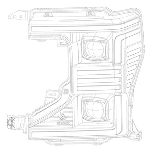 Alpharex Usa 880344 Headlight Assembly||880344_12.Jpg||95||alp880344||1743446