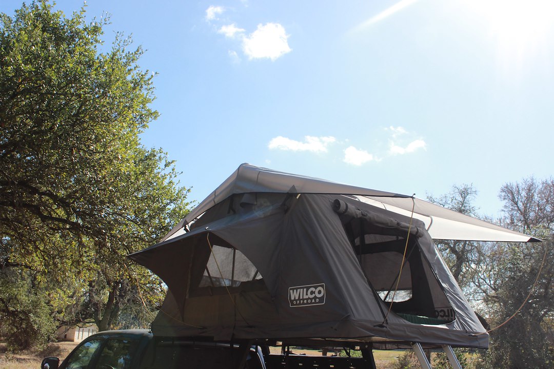 Product of WILCO Off-Road ADVXP1-G Vehicle Rooftop Fabric Tent Sleeps 2 Adults 
