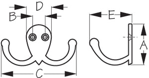Sea Dog 671510-1 Multi Purpose Hook||671510-1_1.Jpg||86||sdg6715101||1271954
