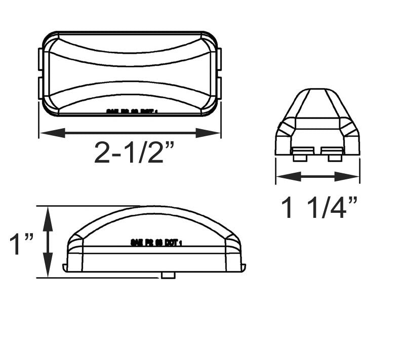 Optronics Al90rbp Clearance Light||al90rbp_1.Jpg||86||o24al90rbp||1622908