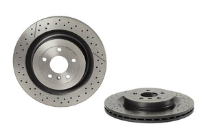 Product of Brembo 09B71011C02 Vented Cross Drilled 1 Piece Brake Rotor 