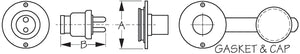 Product of Sea Dog 426142-1 Power Port Socket