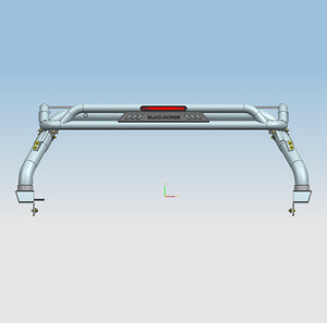 Product of Black Horse Offroad ATRB9BK Tube Powder Coated Steel Truck Bed Bar 